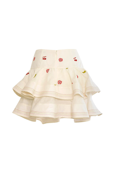 Al Fresco Mini Skirt Cherry Picante